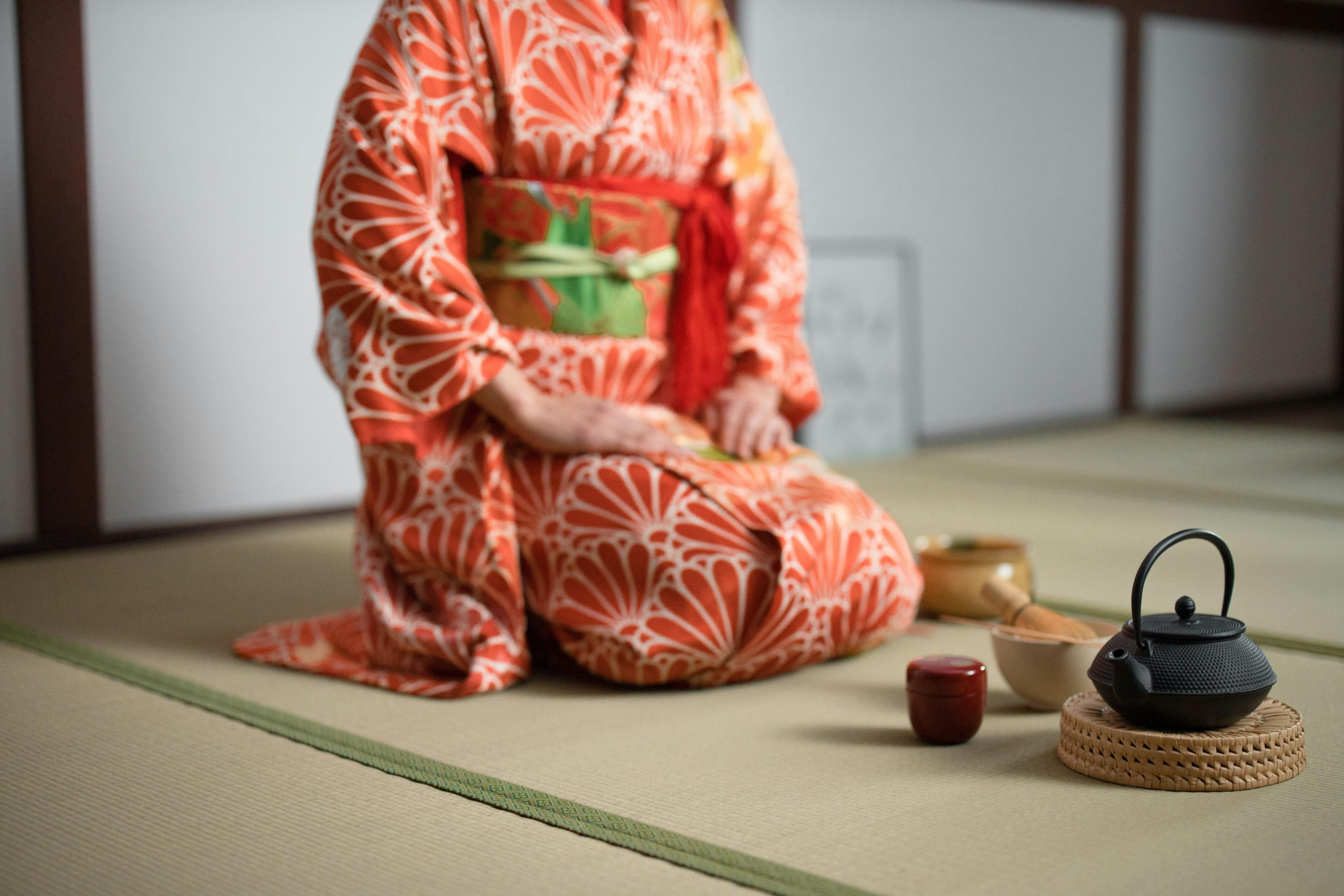 Tapis style japonais authentique